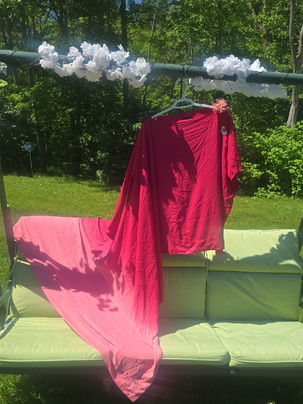 Pink Ombre Luxury Crystal Embellished Indo-western Cape Kaftan